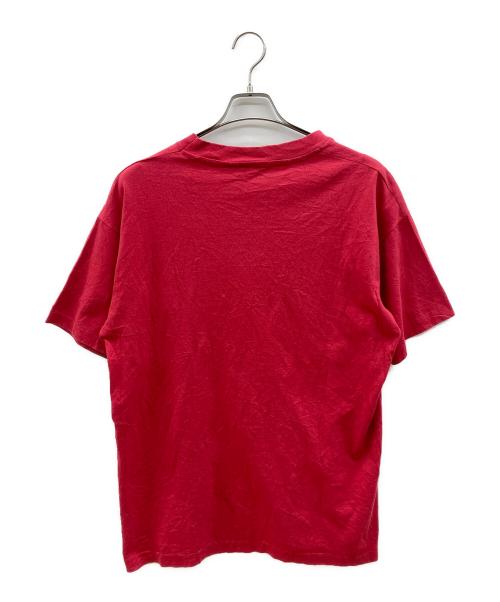 PLANET HOLLYWOOD（プラネットハリウッド）PLANET HOLLYWOOD (プラネットハリウッド) 90sプリントTシャツ　ニューヨーク　シングルステッチ レッド サイズ:Lの古着・服飾アイテム