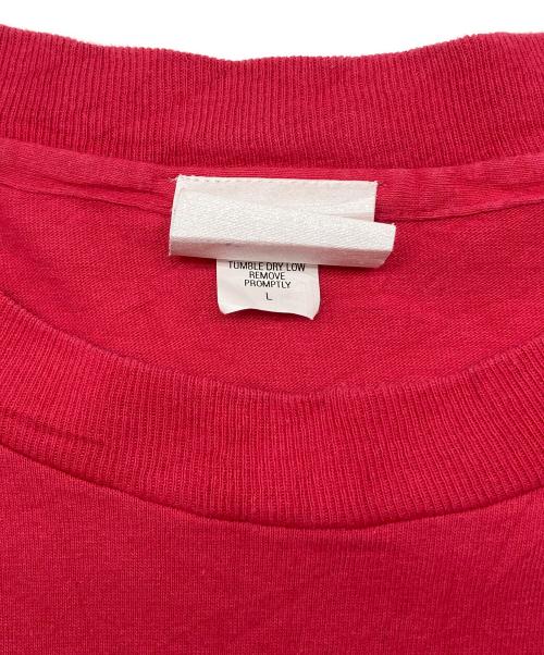 PLANET HOLLYWOOD（プラネットハリウッド）PLANET HOLLYWOOD (プラネットハリウッド) 90sプリントTシャツ　ニューヨーク　シングルステッチ レッド サイズ:Lの古着・服飾アイテム