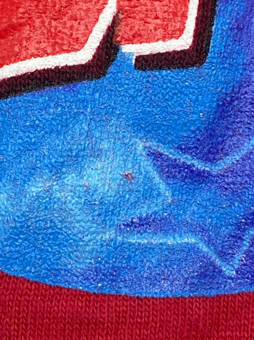PLANET HOLLYWOOD（プラネットハリウッド）PLANET HOLLYWOOD (プラネットハリウッド) 90sプリントTシャツ　ニューヨーク　シングルステッチ レッド サイズ:Lの古着・服飾アイテム