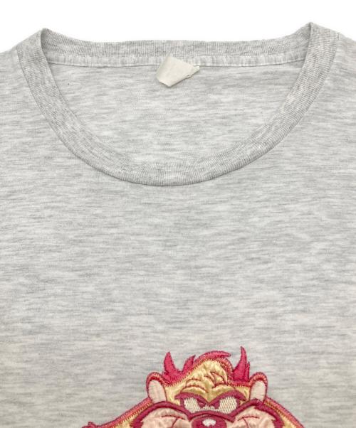 FREEZE（フリーズ）FREEZE (フリーズ) 90sキャラクター刺繍Tシャツ　タズマニアン・デビル　1994年製 グレー サイズ:2Xの古着・服飾アイテム