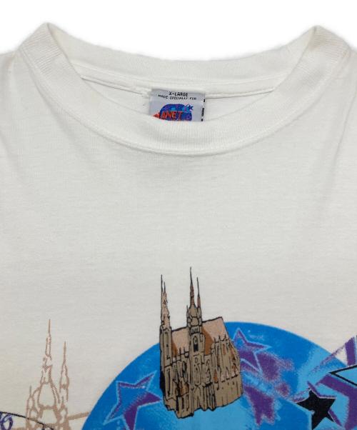 PLANET HOLLYWOOD（プラネットハリウッド）PLANET HOLLYWOOD (プラネットハリウッド) 90sプリントTシャツ　プラハ ホワイト サイズ:XLの古着・服飾アイテム