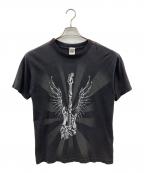 ALSTYLE APPAREL & ACTIVEWEARアレスタイルアパレル＆アクティブウェア）の古着「00sプリントTシャツ　2枚タグ」｜ブラック