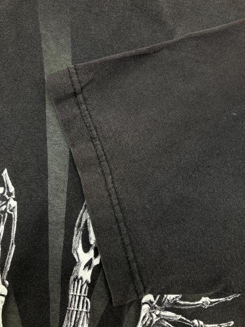ALSTYLE APPAREL & ACTIVEWEAR（アレスタイルアパレル＆アクティブウェア）ALSTYLE APPAREL & ACTIVEWEAR (アレスタイルアパレル＆アクティブウェア) 00sプリントTシャツ　2枚タグ ブラック サイズ:Ｍの古着・服飾アイテム