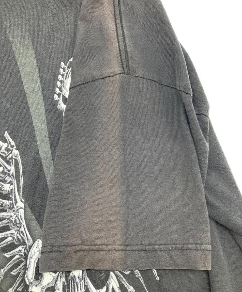 ALSTYLE APPAREL & ACTIVEWEAR（アレスタイルアパレル＆アクティブウェア）ALSTYLE APPAREL & ACTIVEWEAR (アレスタイルアパレル＆アクティブウェア) 00sプリントTシャツ　2枚タグ ブラック サイズ:Ｍの古着・服飾アイテム
