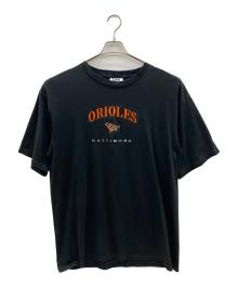 Lee SPORT（リースポーツ）の古着「90s刺繍Tシャツ　ボルチモア・オリオールズ」｜ブラック