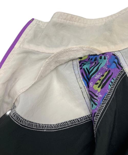 NIKE（ナイキ）NIKE (ナイキ) 90sナイロンジャケット 黒タグ 古着 ブラック×パープル サイズ:Ｍの古着・服飾アイテム