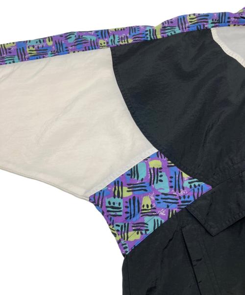 NIKE（ナイキ）NIKE (ナイキ) 90sナイロンジャケット 黒タグ 古着 ブラック×パープル サイズ:Ｍの古着・服飾アイテム