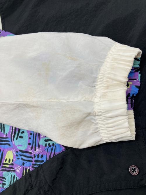 NIKE（ナイキ）NIKE (ナイキ) 90sナイロンジャケット 黒タグ 古着 ブラック×パープル サイズ:Ｍの古着・服飾アイテム