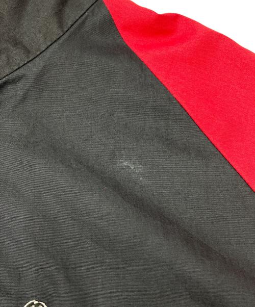 KING LOUIE（キングルイ）KING LOUIE (キングルイ) 80sジップアップブルゾン 紺タグ 古着 ブラック×ブラウン×レッド サイズ:Lの古着・服飾アイテム