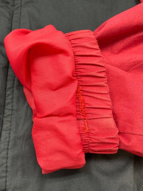 KING LOUIE（キングルイ）KING LOUIE (キングルイ) 80sジップアップブルゾン 紺タグ 古着 ブラック×ブラウン×レッド サイズ:Lの古着・服飾アイテム