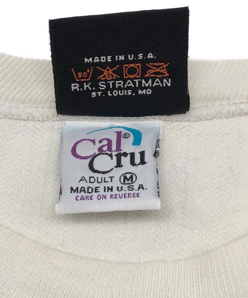HARLEY-DAVIDSON（ハーレーダビッドソン）HARLEY-DAVIDSON (ハーレーダビッドソン) Cal Cru 90sプリントTシャツ　コピーライト　1998年製 ホワイト サイズ:Mの古着・服飾アイテム
