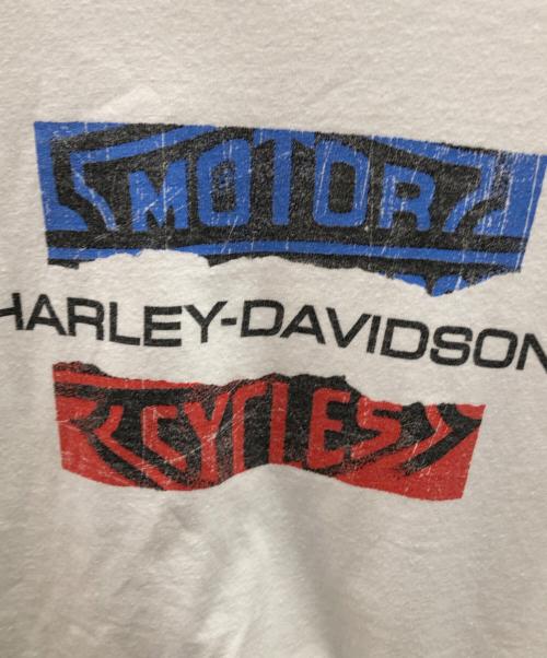 HARLEY-DAVIDSON（ハーレーダビッドソン）HARLEY-DAVIDSON (ハーレーダビッドソン) 	GENUINE MOTORCLOYHES ホワイト サイズ:Lの古着・服飾アイテム