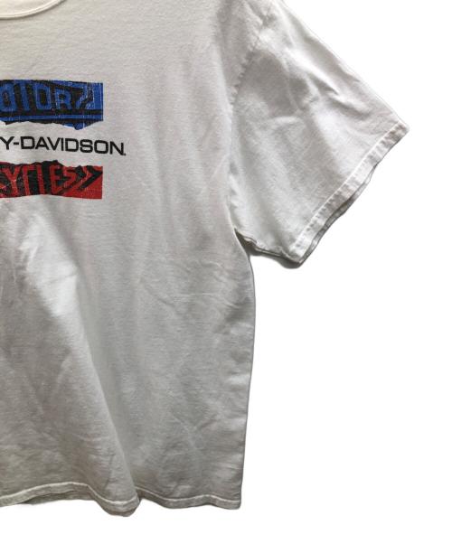 HARLEY-DAVIDSON（ハーレーダビッドソン）HARLEY-DAVIDSON (ハーレーダビッドソン) 	GENUINE MOTORCLOYHES ホワイト サイズ:Lの古着・服飾アイテム