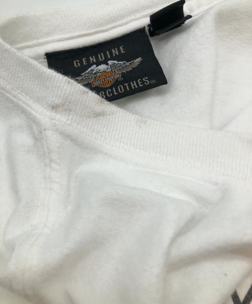 HARLEY-DAVIDSON（ハーレーダビッドソン）HARLEY-DAVIDSON (ハーレーダビッドソン) 	GENUINE MOTORCLOYHES ホワイト サイズ:Lの古着・服飾アイテム