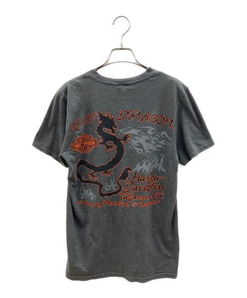 HARLEY-DAVIDSON（ハーレーダビッドソン）HARLEY-DAVIDSON (ハーレーダビッドソン) プリントTシャツ 2018年11月製 コピーライト:2020年 グレー サイズ:不明の古着・服飾アイテム