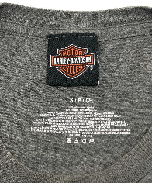 HARLEY-DAVIDSON（ハーレーダビッドソン）HARLEY-DAVIDSON (ハーレーダビッドソン) プリントTシャツ 2018年11月製 コピーライト:2020年 グレー サイズ:不明の古着・服飾アイテム