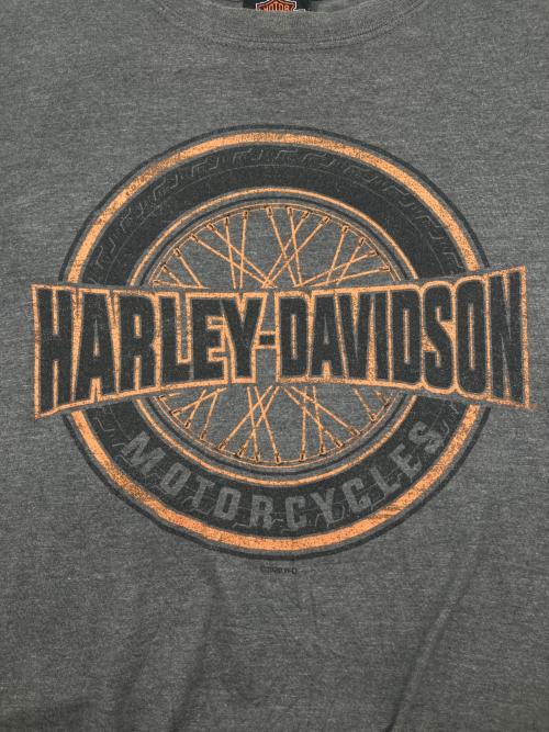 HARLEY-DAVIDSON（ハーレーダビッドソン）HARLEY-DAVIDSON (ハーレーダビッドソン) プリントTシャツ 2018年11月製 コピーライト:2020年 グレー サイズ:不明の古着・服飾アイテム
