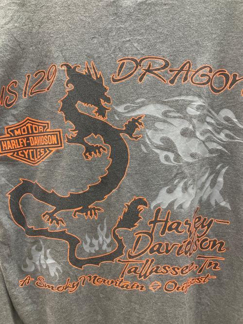 HARLEY-DAVIDSON（ハーレーダビッドソン）HARLEY-DAVIDSON (ハーレーダビッドソン) プリントTシャツ 2018年11月製 コピーライト:2020年 グレー サイズ:不明の古着・服飾アイテム