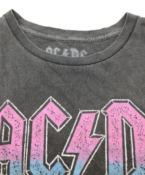 AC/DC（エーシー・ディーシー）AC/DC (エーシー・ディーシー) バンドTシャツ　古着 グレー サイズ:Ｍの古着・服飾アイテム