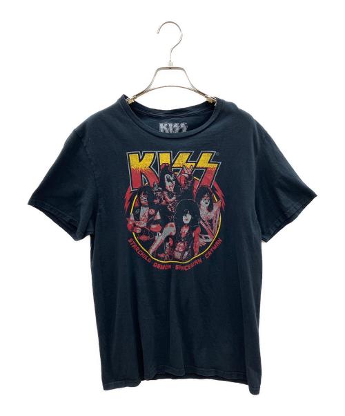 KISS（キッス）KISS (キッス) バンドTシャツ ブラック サイズ:Ｍの古着・服飾アイテム