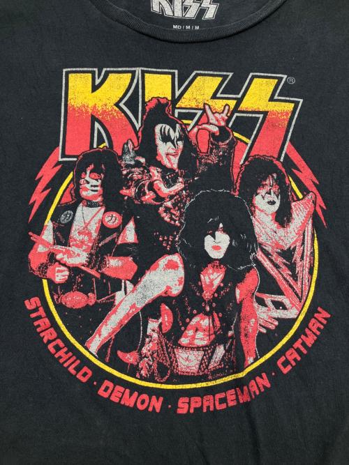 KISS（キッス）KISS (キッス) バンドTシャツ ブラック サイズ:Ｍの古着・服飾アイテム
