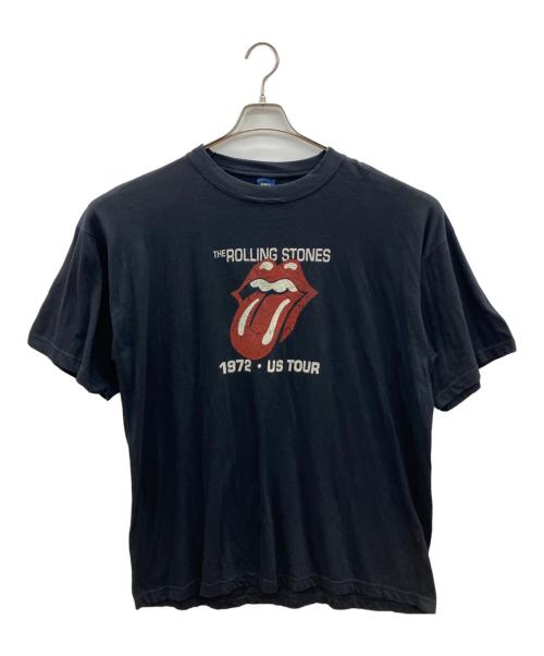i.e.（アイイー）i.e. (アイイー) バンドTシャツ　THE ROLLING STONES　古着 ブラック サイズ:XLの古着・服飾アイテム