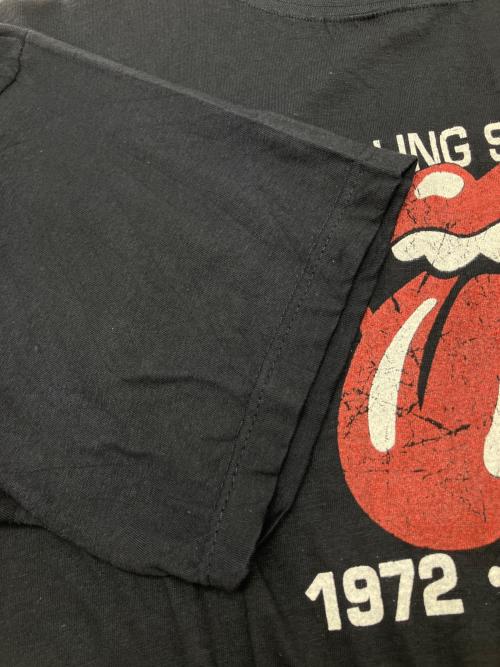 i.e.（アイイー）i.e. (アイイー) バンドTシャツ　THE ROLLING STONES　古着 ブラック サイズ:XLの古着・服飾アイテム