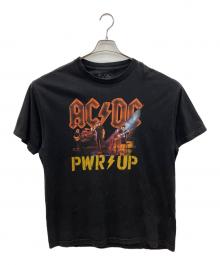 AC/DC（エーシー・ディーシー）の古着「バンドTシャツ　PWR UP　古着」｜ブラック