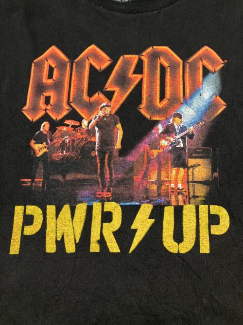 AC/DC（エーシー・ディーシー）AC/DC (エーシー・ディーシー) バンドTシャツ　PWR UP　古着 ブラック サイズ:XLの古着・服飾アイテム