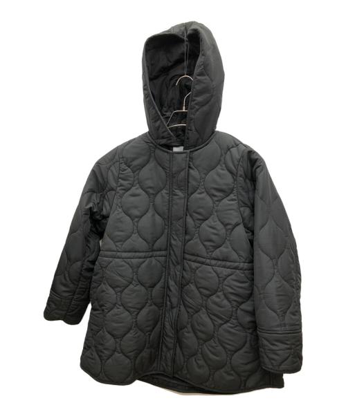 EMMA JAMES（エマジェイムス）EMMA JAMES (エマジェイムス) ミリタリーキルティングドロストハーフコート ブラック サイズ:38の古着・服飾アイテム