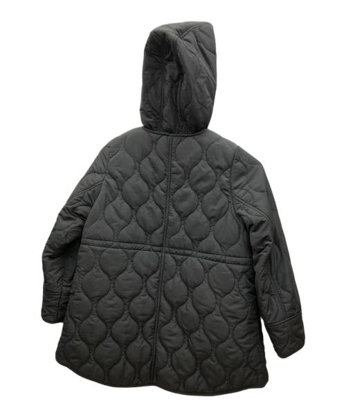 EMMA JAMES（エマジェイムス）EMMA JAMES (エマジェイムス) ミリタリーキルティングドロストハーフコート ブラック サイズ:38の古着・服飾アイテム