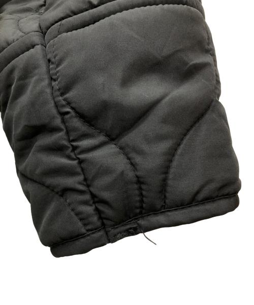 EMMA JAMES（エマジェイムス）EMMA JAMES (エマジェイムス) ミリタリーキルティングドロストハーフコート ブラック サイズ:38の古着・服飾アイテム