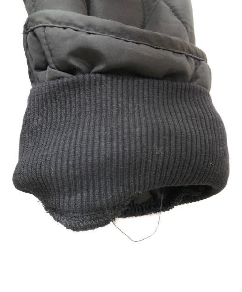 EMMA JAMES（エマジェイムス）EMMA JAMES (エマジェイムス) ミリタリーキルティングドロストハーフコート ブラック サイズ:38の古着・服飾アイテム