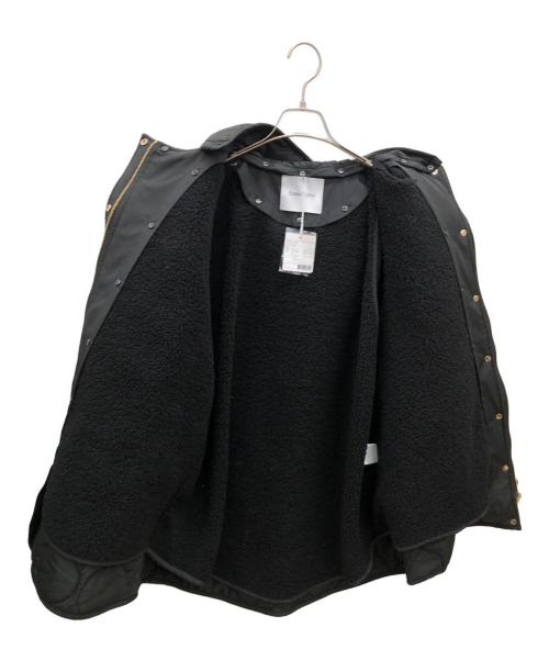 EMMA JAMES（エマジェイムス）EMMA JAMES (エマジェイムス) ミリタリーキルティングドロストハーフコート ブラック サイズ:38の古着・服飾アイテム