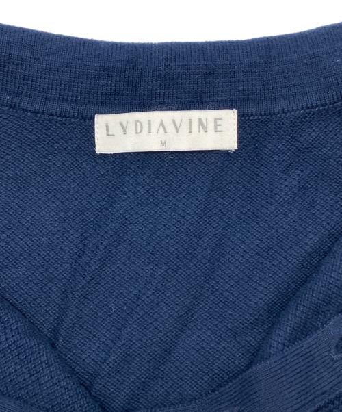LYDIAVINE（リディアバイン）LYDIAVINE (リディアバイン) ポロシャツ ネイビー サイズ:Ｍの古着・服飾アイテム