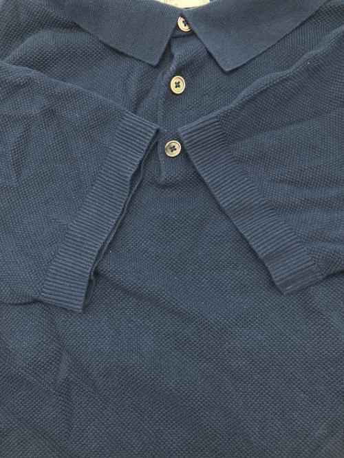 LYDIAVINE（リディアバイン）LYDIAVINE (リディアバイン) ポロシャツ ネイビー サイズ:Ｍの古着・服飾アイテム