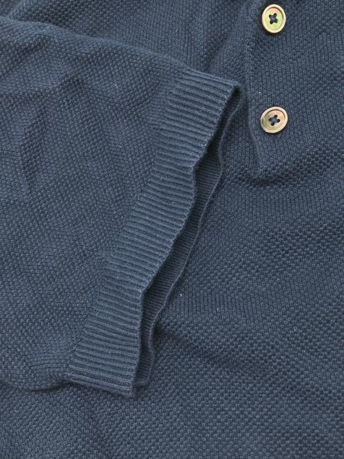 LYDIAVINE（リディアバイン）LYDIAVINE (リディアバイン) ポロシャツ ネイビー サイズ:Ｍの古着・服飾アイテム