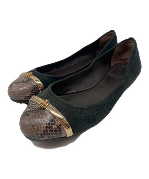 TORY BURCH（トリーバーチ）TORY BURCH (トリーバーチ) パンプス ブラック サイズ:22.5の古着・服飾アイテム