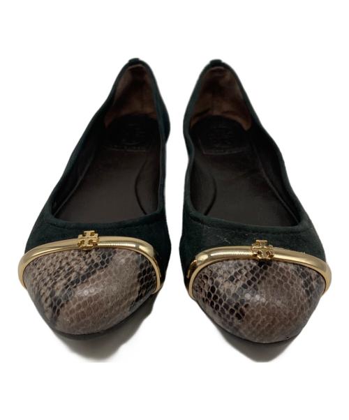 TORY BURCH（トリーバーチ）TORY BURCH (トリーバーチ) パンプス ブラック サイズ:22.5の古着・服飾アイテム