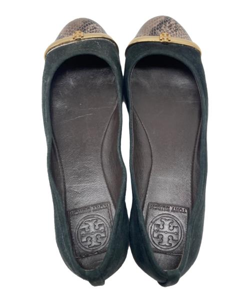 TORY BURCH（トリーバーチ）TORY BURCH (トリーバーチ) パンプス ブラック サイズ:22.5の古着・服飾アイテム