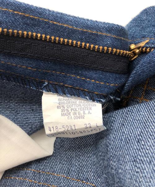 LEE（リー）LEE (リー) 80sフレアデニムパンツ 42TALON ユニオンチケット Separate Lees by Lee USA製 70-80年代初期 古着  インディゴ サイズ:33の古着・服飾アイテム