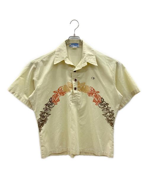Ocean Pacific（オーシャンパシフィック）Ocean Pacific (オーシャンパシフィック) 70sプルオーバーシャツ イエロー サイズ:Lの古着・服飾アイテム