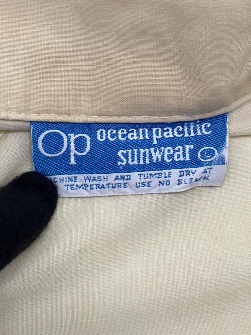 Ocean Pacific（オーシャンパシフィック）Ocean Pacific (オーシャンパシフィック) 70sプルオーバーシャツ イエロー サイズ:Lの古着・服飾アイテム