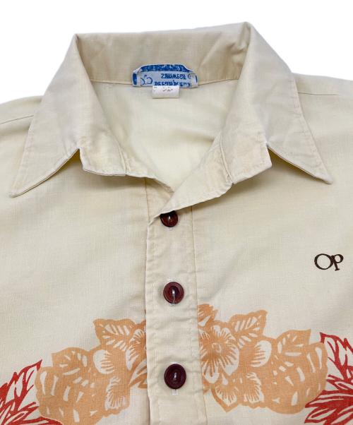 Ocean Pacific（オーシャンパシフィック）Ocean Pacific (オーシャンパシフィック) 70sプルオーバーシャツ イエロー サイズ:Lの古着・服飾アイテム