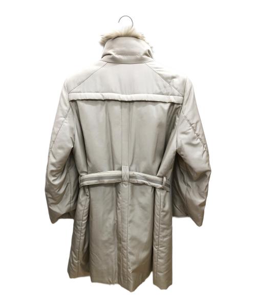 BALMAIN（バルマン）BALMAIN (バルマン) ファー襟中綿コート ベージュ サイズ:Lの古着・服飾アイテム