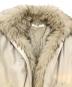 中古・古着 BALMAIN (バルマン) ファー襟中綿コート ベージュ サイズ:L：12000円