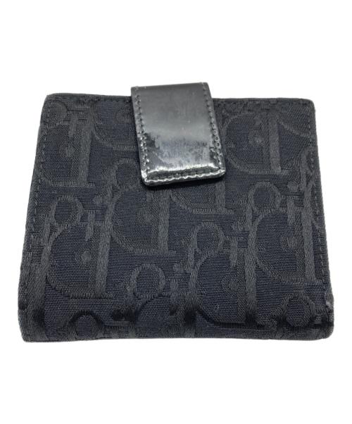 Christian Dior（クリスチャン ディオール）Christian Dior (クリスチャン ディオール) 2つ折り財布 ブラックの古着・服飾アイテム