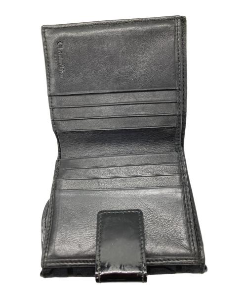 Christian Dior（クリスチャン ディオール）Christian Dior (クリスチャン ディオール) 2つ折り財布 ブラックの古着・服飾アイテム