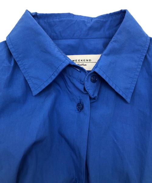 WEEKEND Max Mara（ウィークエンド マックスマーラ）WEEKEND Max Mara (ウィークエンド マックスマーラ) 長袖ワンピース ブルー サイズ:L（US10）の古着・服飾アイテム