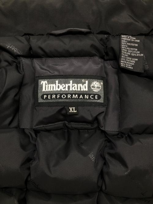 Timberland（ティンバーランド）Timberland (ティンバーランド) 90sダウンジャケット　PERFORMANCE ブラック×グレー サイズ:XLの古着・服飾アイテム